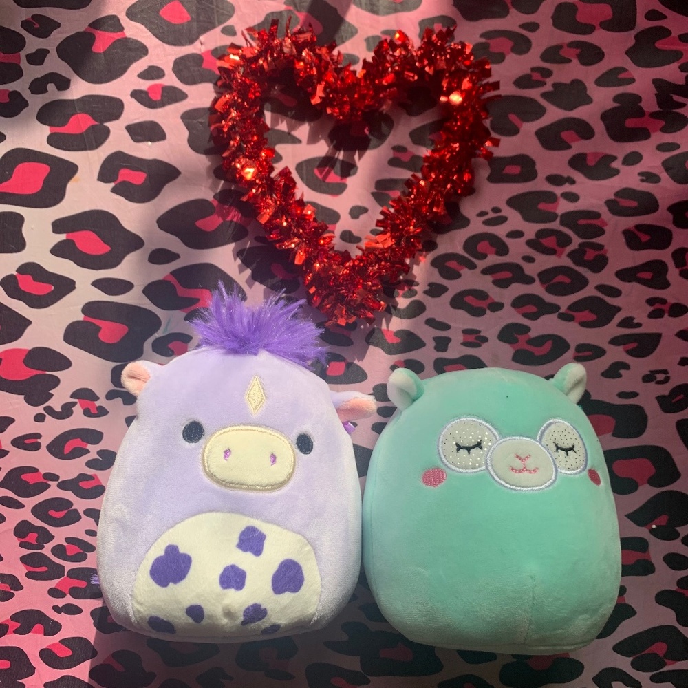 Meadow the horse And Miley the llama Squishmallows !!